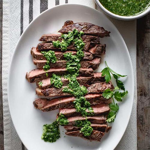 Angus Sirloin, Chimichuri – Kai Restaurant